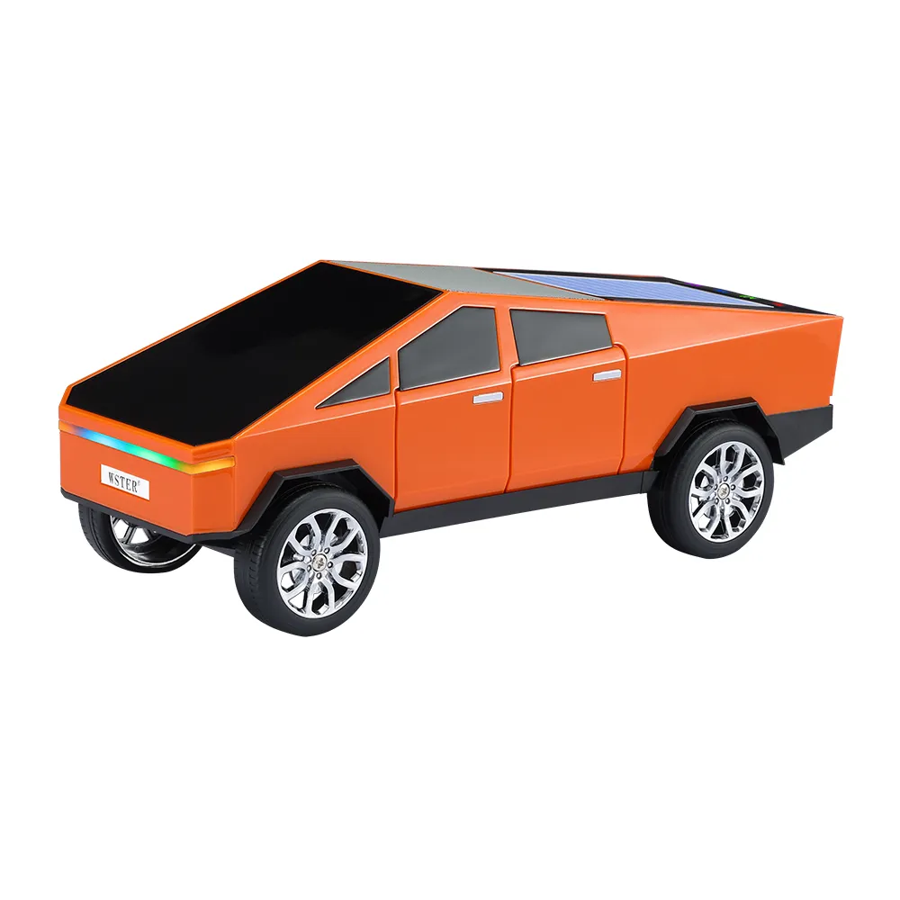 Zvucnik bluetooth WS-699 sa solarnim punjenjem auto narandzasti