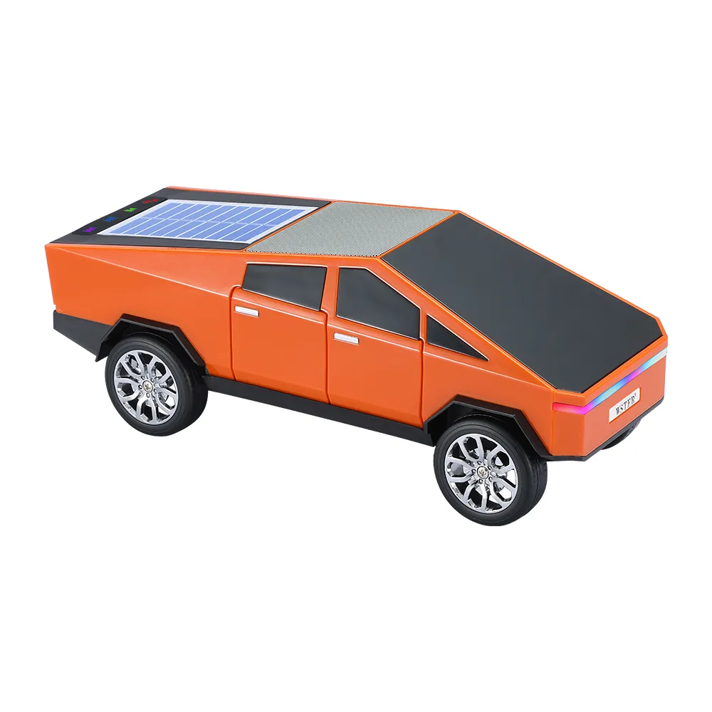Zvucnik bluetooth WS-699 sa solarnim punjenjem auto narandzasti
