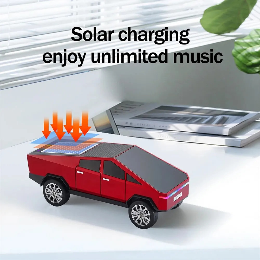 Zvucnik bluetooth WS-699 sa solarnim punjenjem auto narandzasti