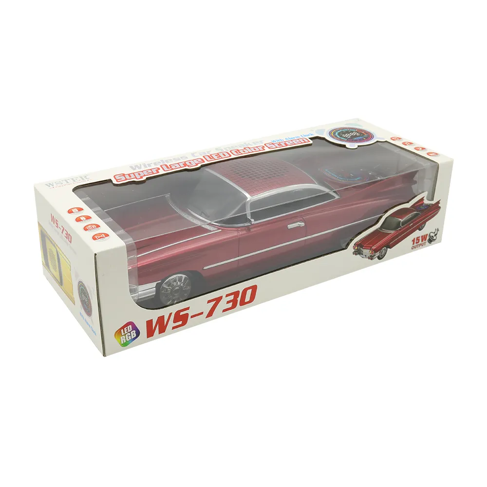 Zvucnik bluetooth WS-730 auto crveni