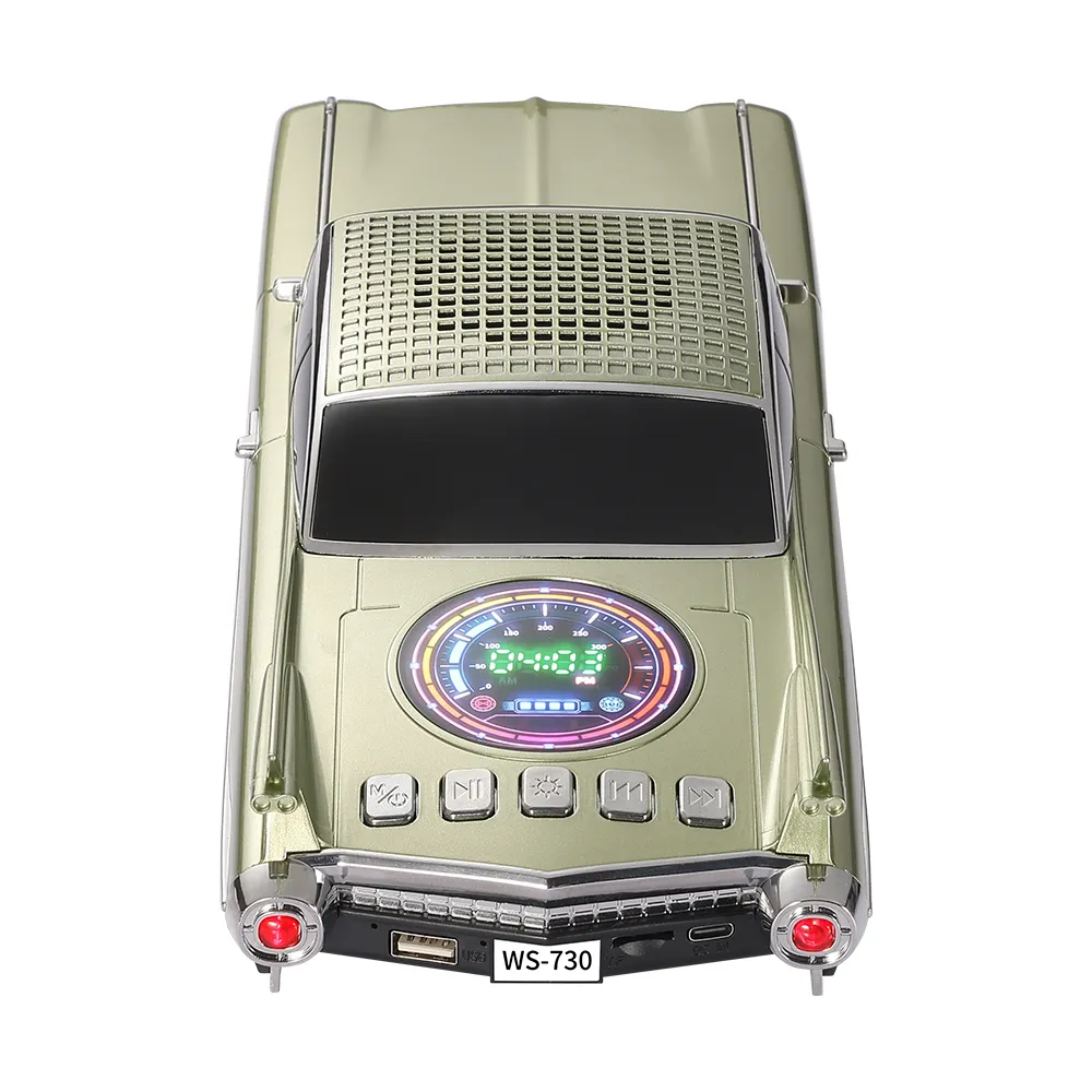 Zvucnik bluetooth WS-730 auto maslinasto zelena