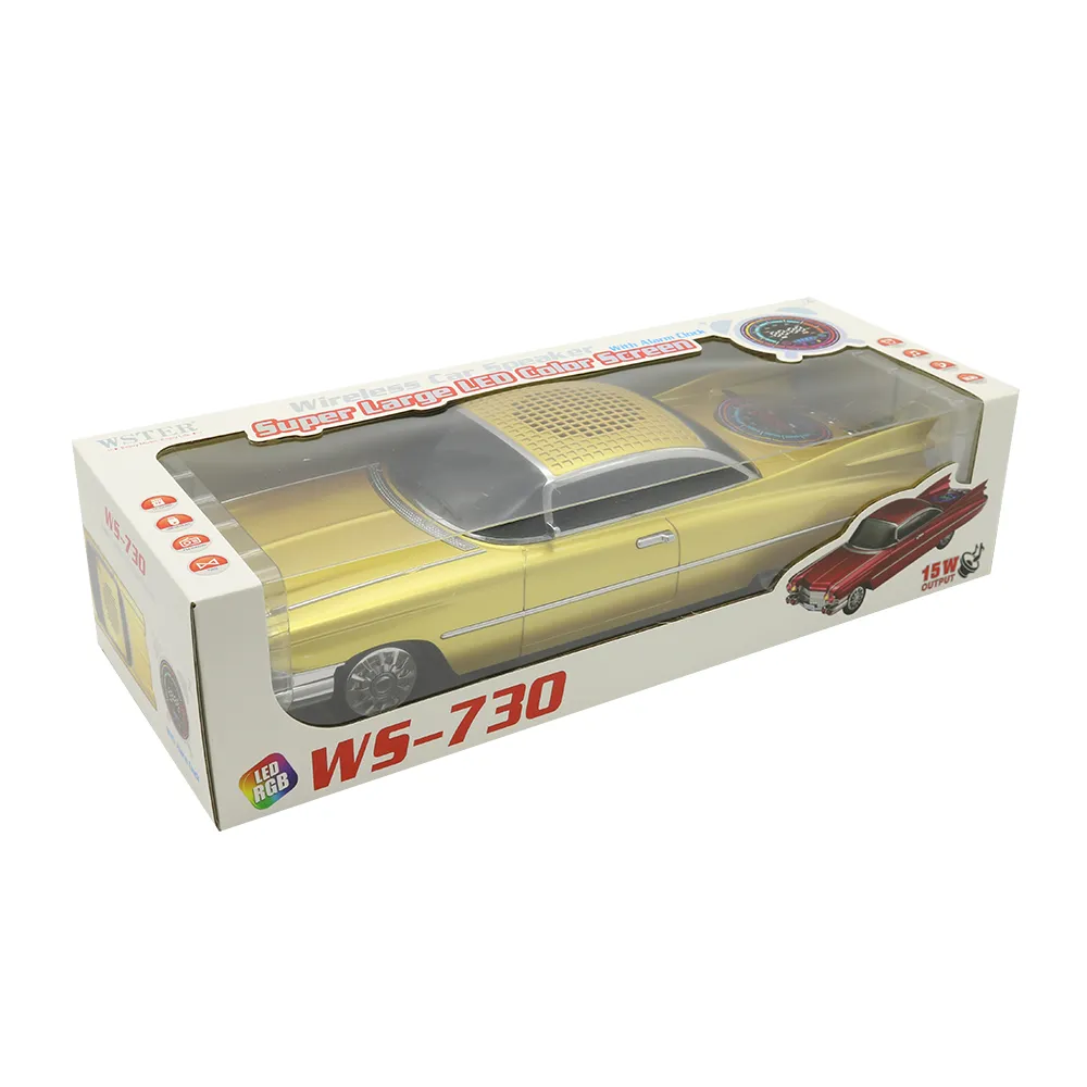 Zvucnik bluetooth WS-730 auto zlatna