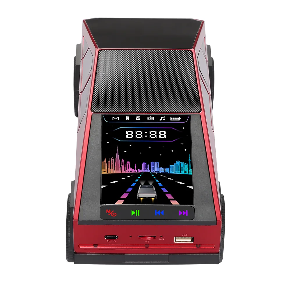 Zvucnik bluetooth WS-580L auto crveni