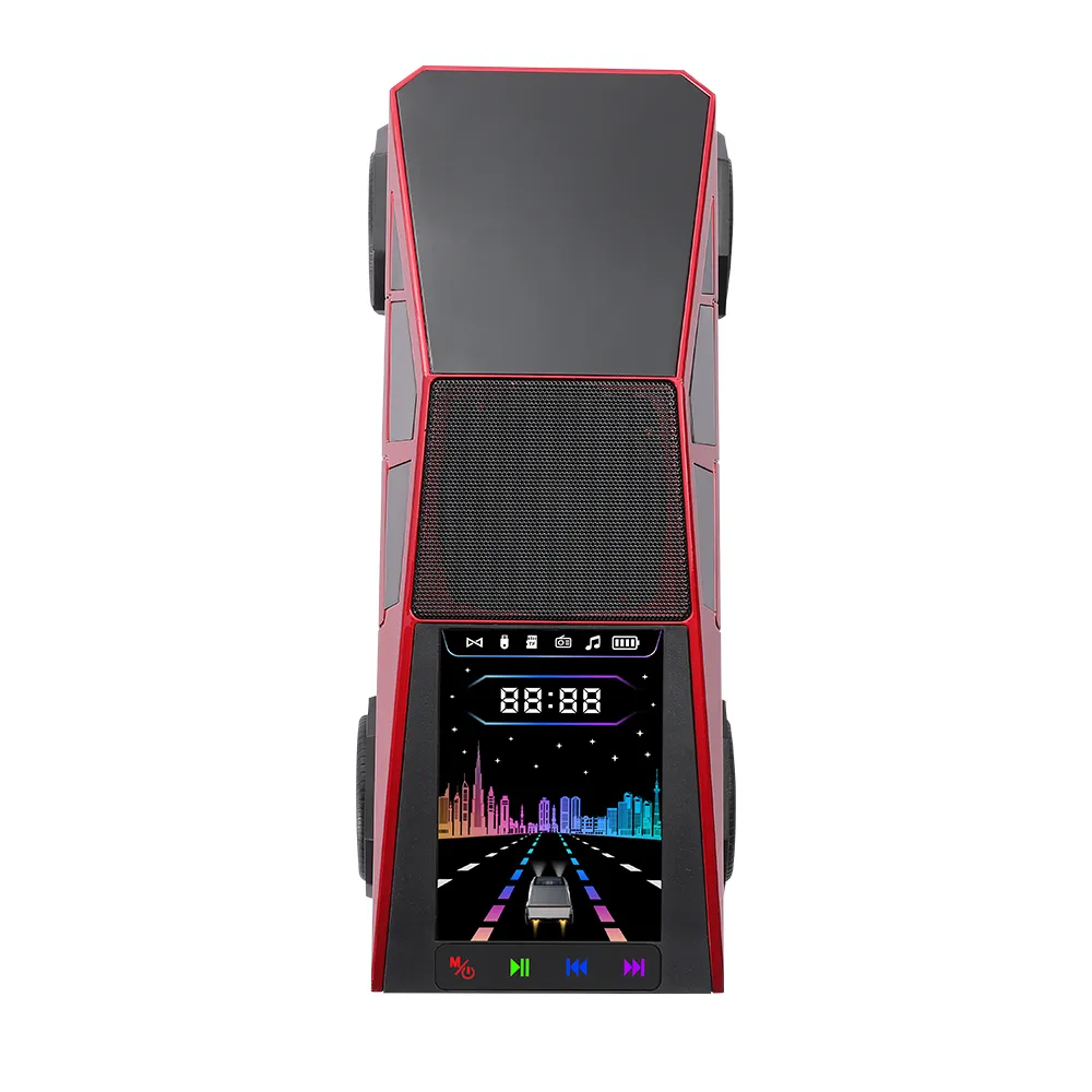 Zvucnik bluetooth WS-580L auto crveni