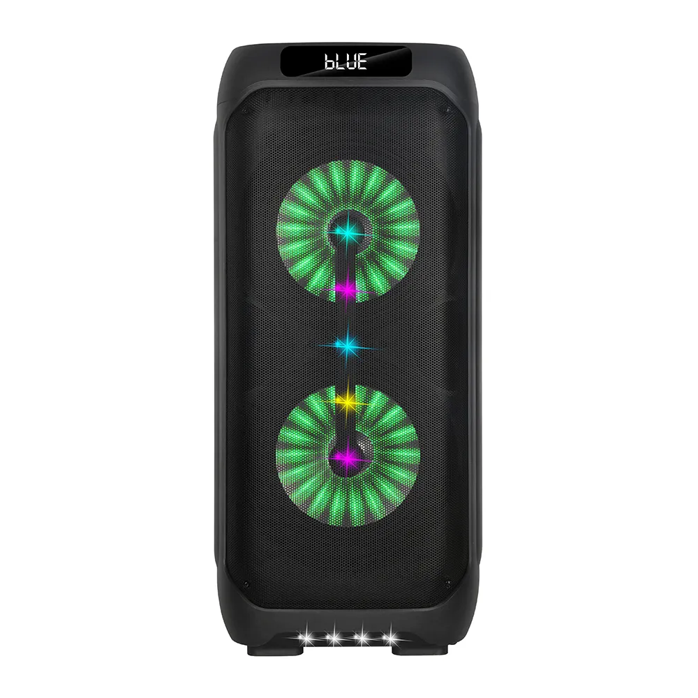 Zvucnik bluetooth NDR-S112 40W 2 x 12inca sa dva mikrofona crni