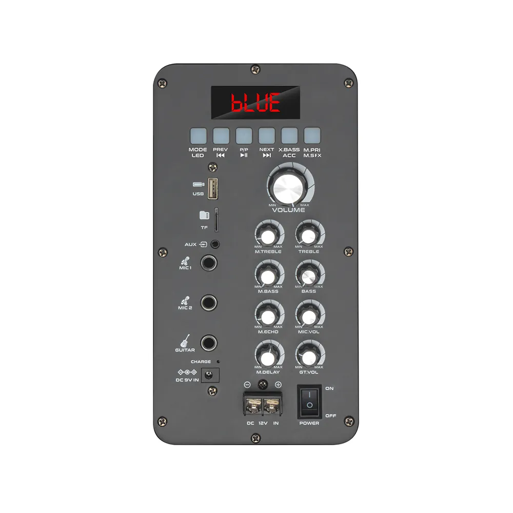 Zvucnik bluetooth NDR-B12-01 60W 12inca sa dva mikrofona crni