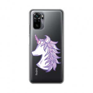 Maska Silikonska Print Skin za Xiaomi Redmi Note 10 4G/10s Purple Unicorn