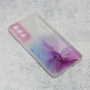 Maska Water Spark za Samsung G990B Galaxy S21 FE roze