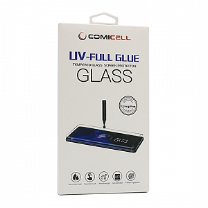 Folija za zastitu ekrana GLASS 3D MINI UV-FULL GLUE za Samsung G998F Galaxy S21 Ultra zakrivljena providna (sa UV lampom)