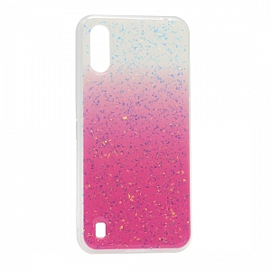 Futrola Glitter Ombre za Samsung A015F Galaxy A01 pink