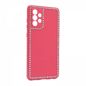 Futrola Diamond Frame za Samsung A725F/726B Galaxy A72 4G/A72 5G (EU) pink