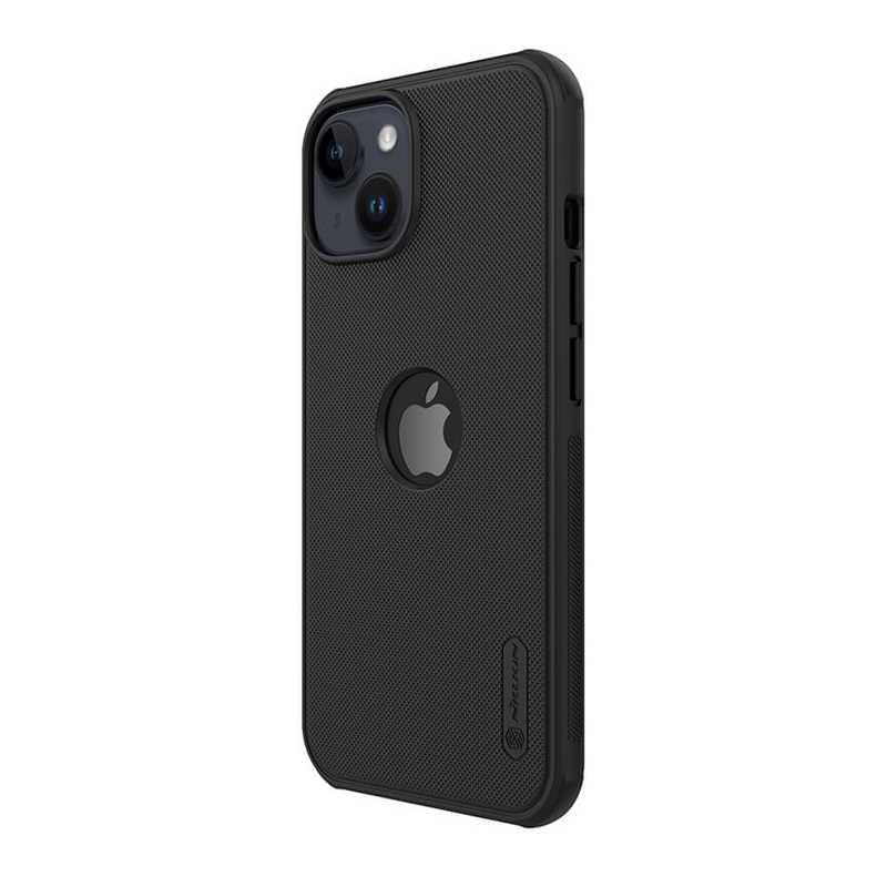 Futrola Nillkin Super Frost Pro za iPhone 14 (6.1) crna (logo cut) - Slika 2