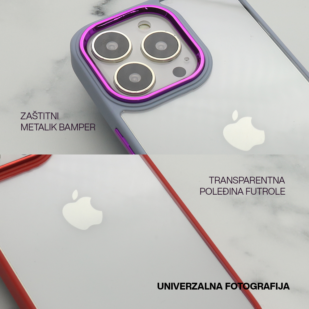 Futrola ELEGANT EDGE za iPhone 15 Plus (6.7) ljubicasta - Slika 2