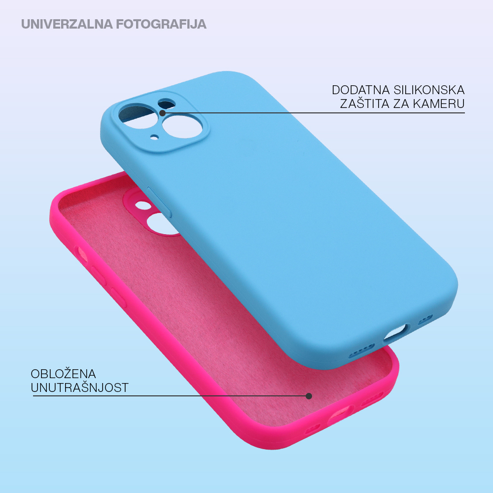Futrola SUMMER COLOR za iPhone 15 Plus (6.7) pink - Slika 2