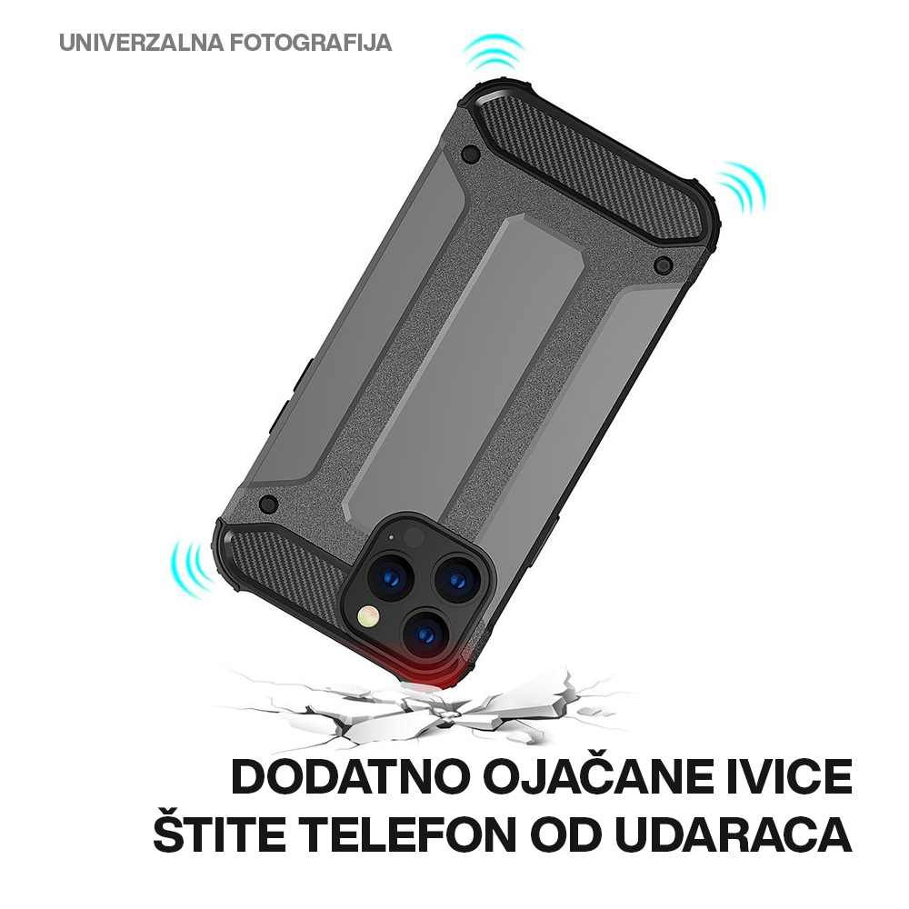 Futrola DEFENDER II za Samsung A155F/A156B Galaxy A15 4G/5G crna - Slika 3