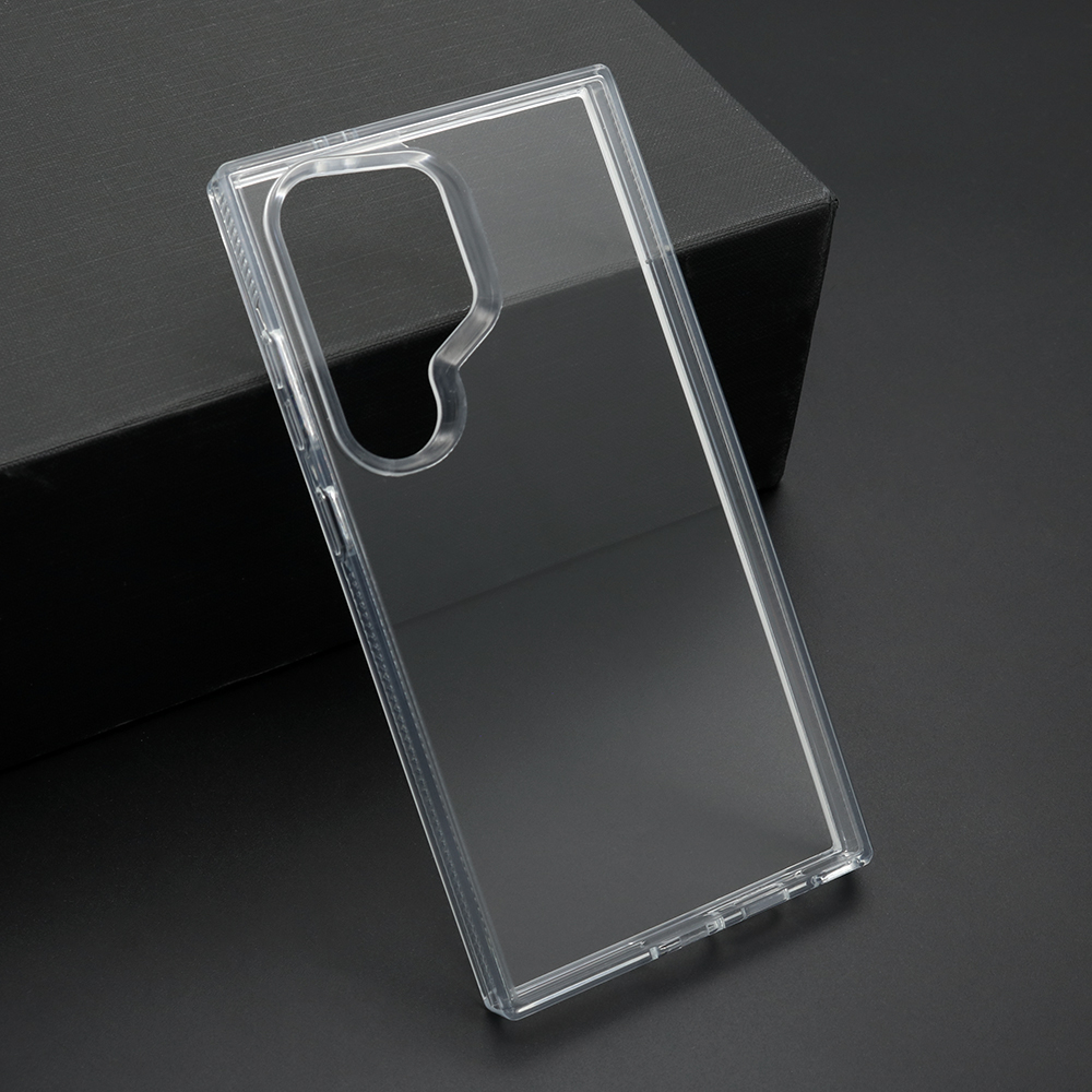 Futrola COLOR FRAME za Samsung S928B Galaxy S24 Ultra 5G srebrna (providna)