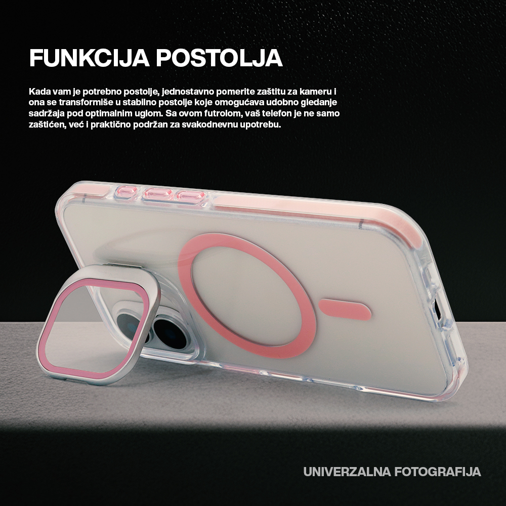 Futrola CAMERA EDGE MagSafe za iPhone 16 (6.1) zlatna - Slika 2