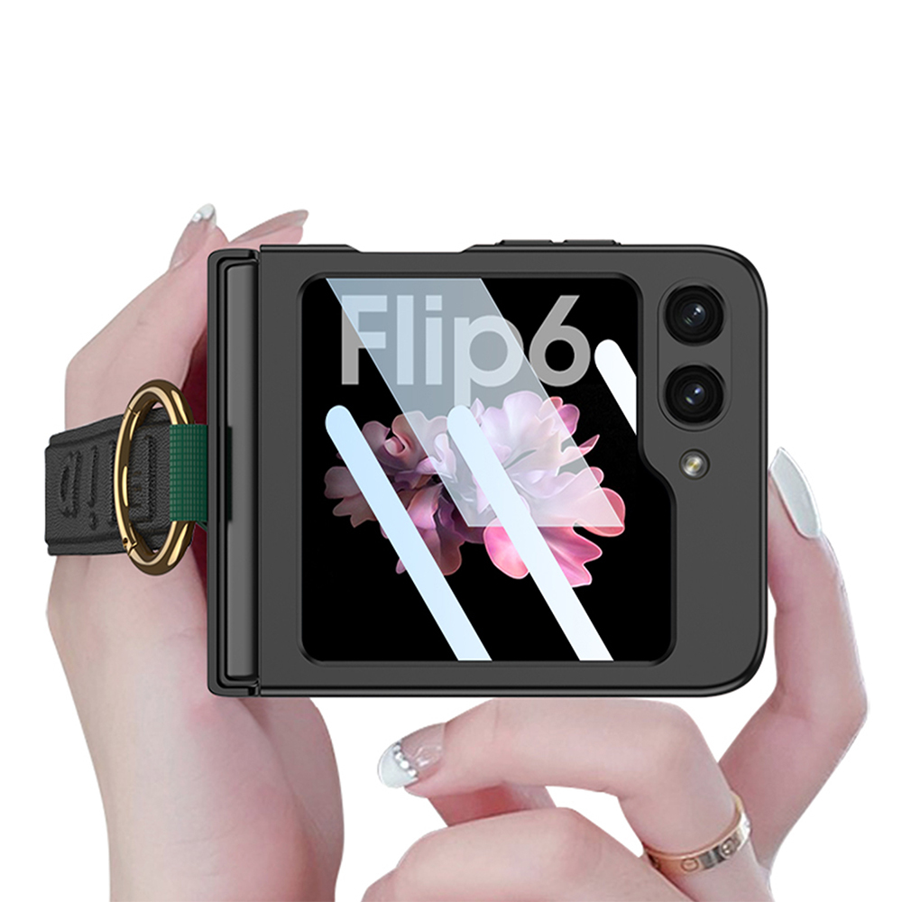 Futrola STRAP RING CASE za Samsung F741B/F761B Galaxy Z Flip 6 5G/Z Flip 7 FE 5G ljubicasta (GKK case) - Slika 3