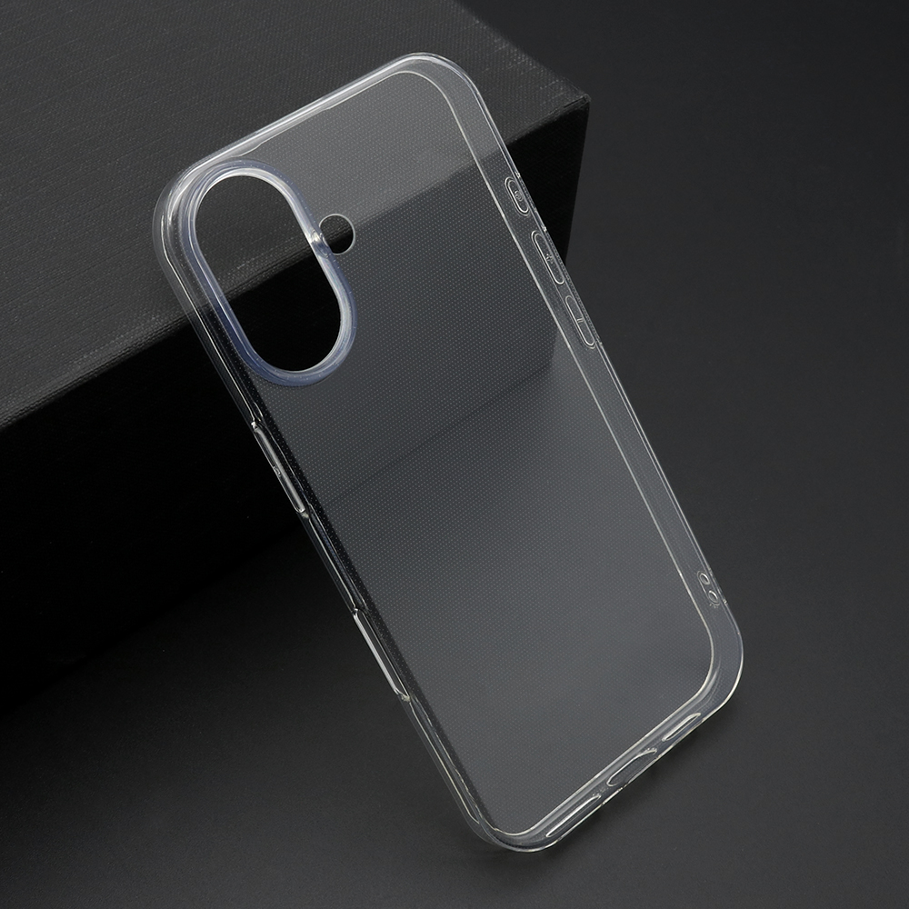 Futrola ULTRA TANKI PROTECT silikon za iPhone 16 (6.1) providna (bela)
