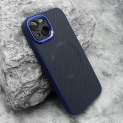 Futrola CARBON MagSafe za iPhone 13 (6.1) plava (small camera)