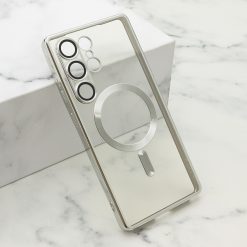 Futrola CAMERA PROTECT MAGSAFE za Samsung S938B Galaxy S25 Ultra 5G srebrna