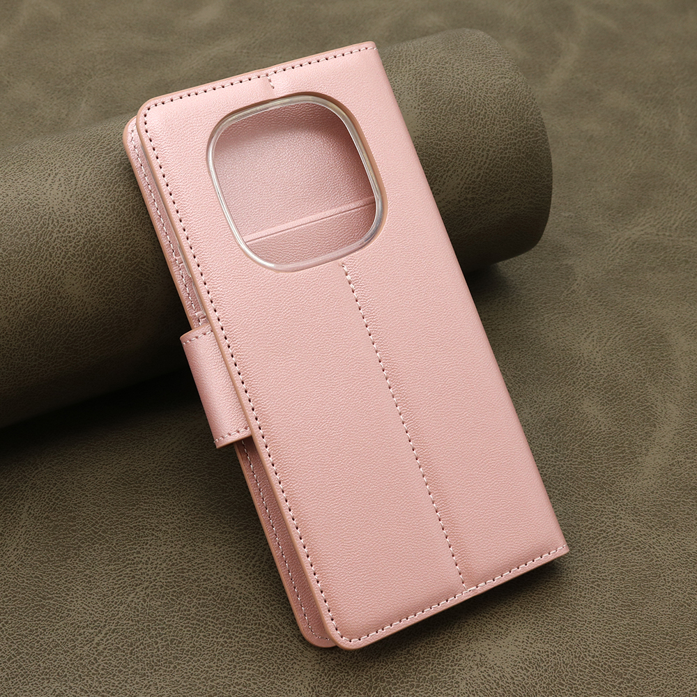 Futrola BI FOLD HANMAN II za Xiaomi Redmi Note 14 Pro 5G roze - Slika 3