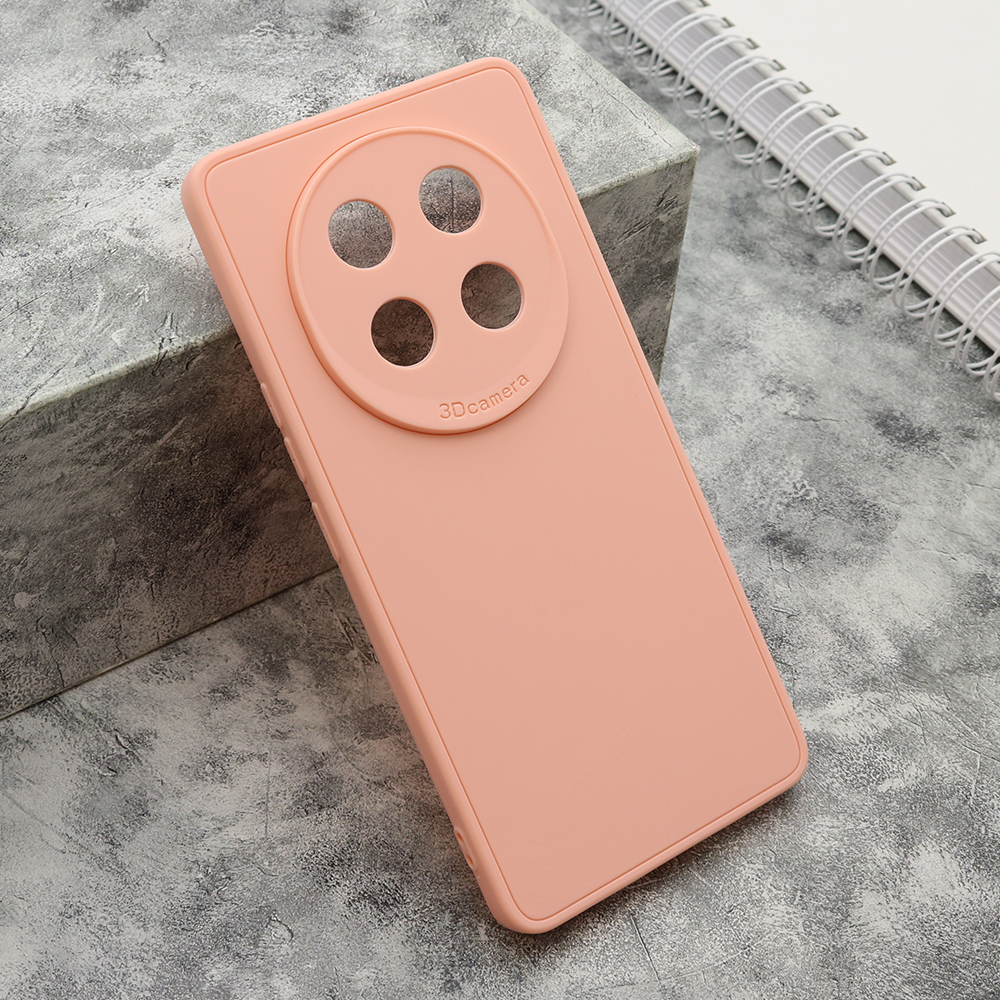 Futrola Soft 3D camera za Honor X9C/Magic 7 lite roze