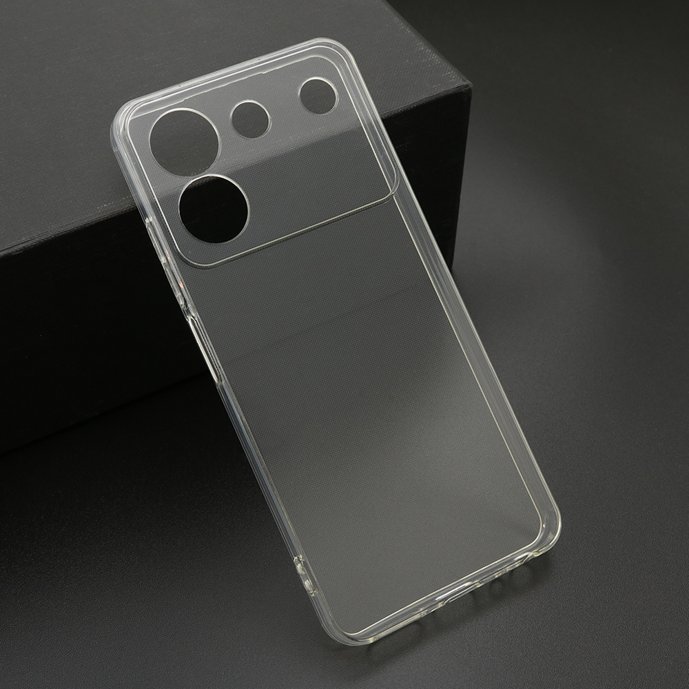 Futrola ULTRA TANKI PROTECT silikon za ZTE Blade A54 providna (bela)