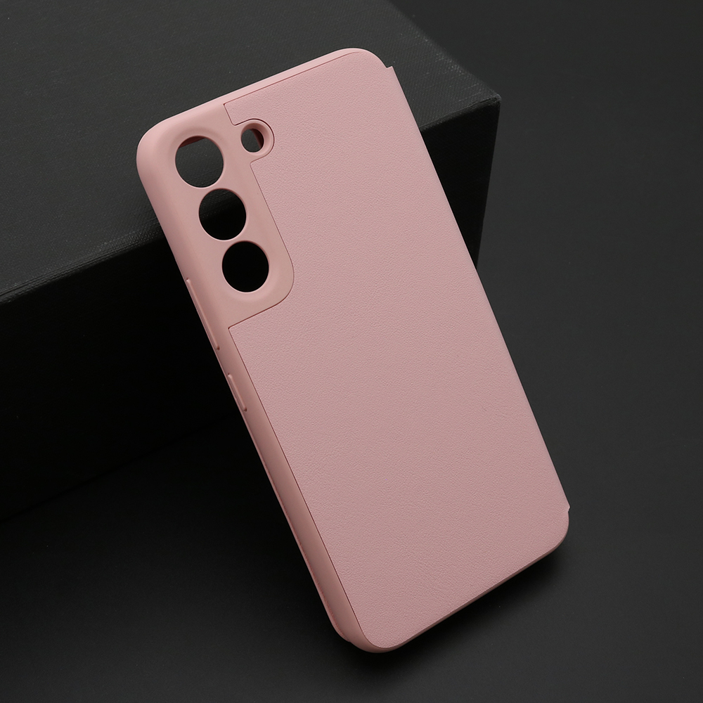 Futrola BI FOLD Smart Window za Samsung S901B Galaxy S22 5G roze - Slika 2