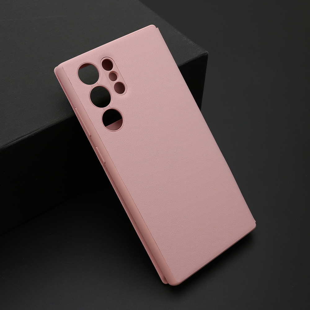 Futrola BI FOLD Smart Window za Samsung S908B Galaxy S22 Ultra 5G roze - Slika 2