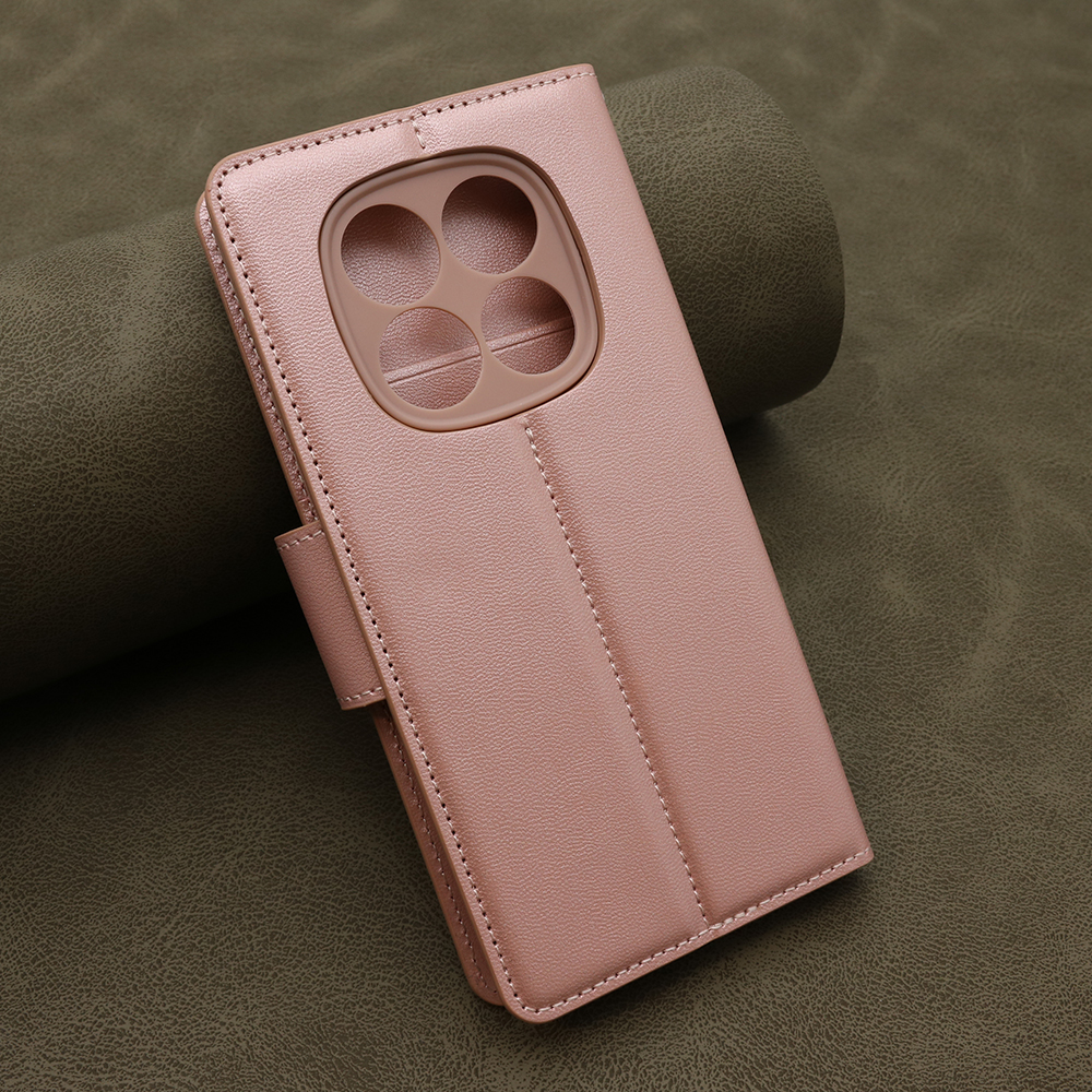 Futrola BI FOLD HANMAN II za Xiaomi Redmi Note 14 Pro 4G svetlo roze - Slika 3
