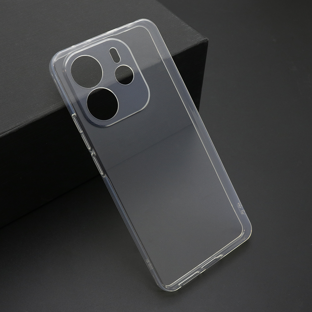 Futrola ULTRA TANKI PROTECT silikon za Xiaomi Redmi Note 14 4G providna (bela)