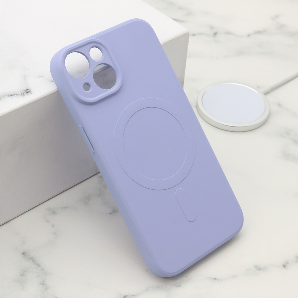 Futrola VELVET TOUCH MagSafe za iPhone 14 (6.1) ljubicasta