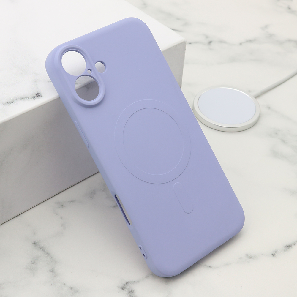 Futrola VELVET TOUCH MagSafe za iPhone 16 Plus (6.7) ljubicasta