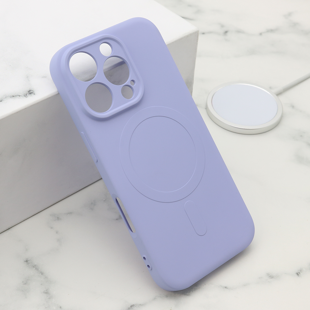Futrola VELVET TOUCH MagSafe za iPhone 16 Pro (6.3) ljubicasta