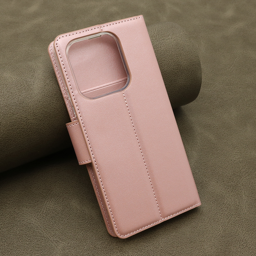 Futrola BI FOLD HANMAN II za Xiaomi Redmi Note 14 4G (Global) svetlo roze - Slika 3