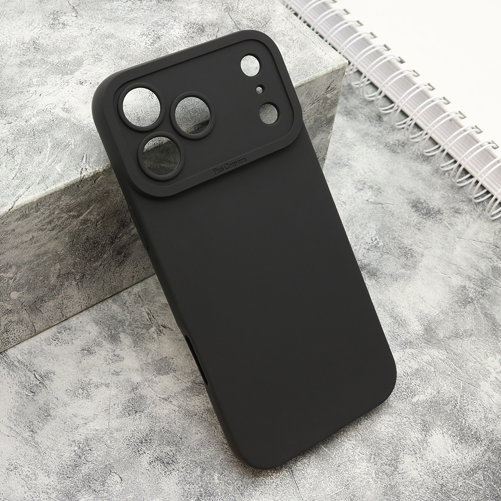 Futrola Silikon Pro Camera za iPhone 17 Pro Max (6.9)/iPhone 18 Pro Max (6.9) crna