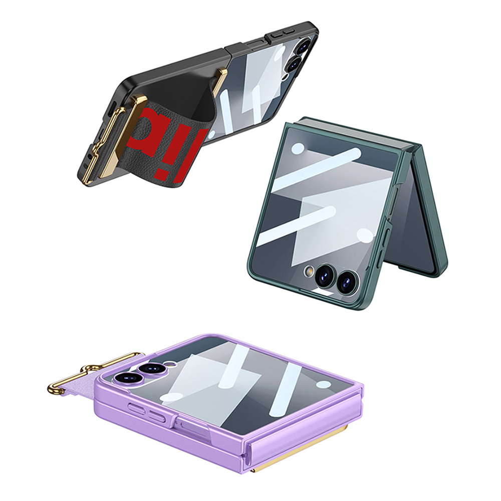 Futrola STRAP CASE za Samsung F751B Galaxy Z Flip 7 5G bela (GKK case) - Slika 2