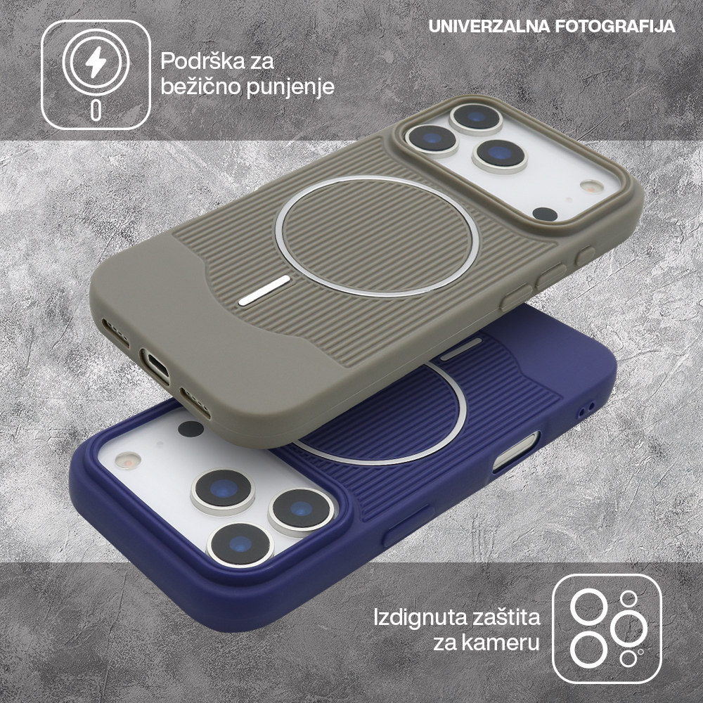 Futrola URBAN EDGE Magsafe za iPhone AIR (6.6) plava - Slika 2
