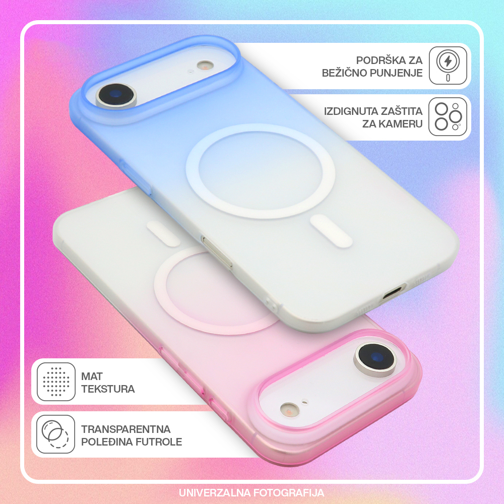 Futrola ColorWhisper Magsafe za iPhone AIR (6.6) plava - Slika 2