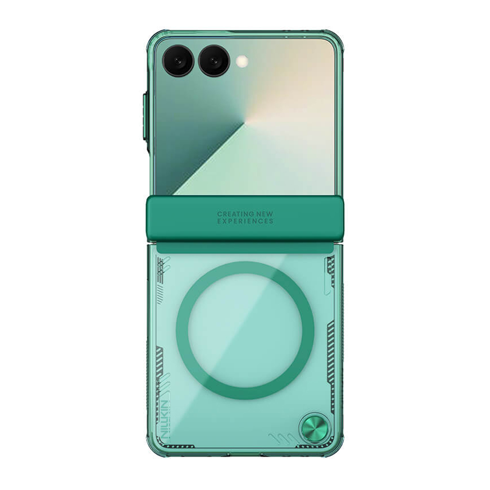 Futrola NILLKIN Iceblade Prop Magnetic case za Samsung F951B Galaxy Z Flip 7 5G zelena