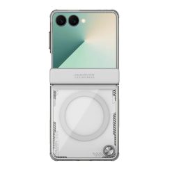 Futrola NILLKIN Iceblade Prop Magnetic case za Samsung F951B Galaxy Z Flip 7 5G bela