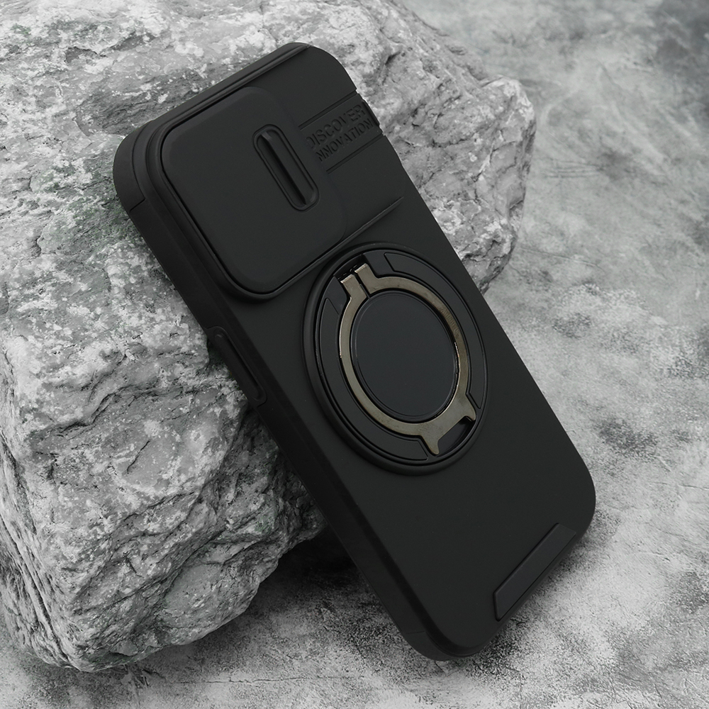 Futrola DEFENDER CAMSHIELD za iPhone 15 Pro (6.1) crna