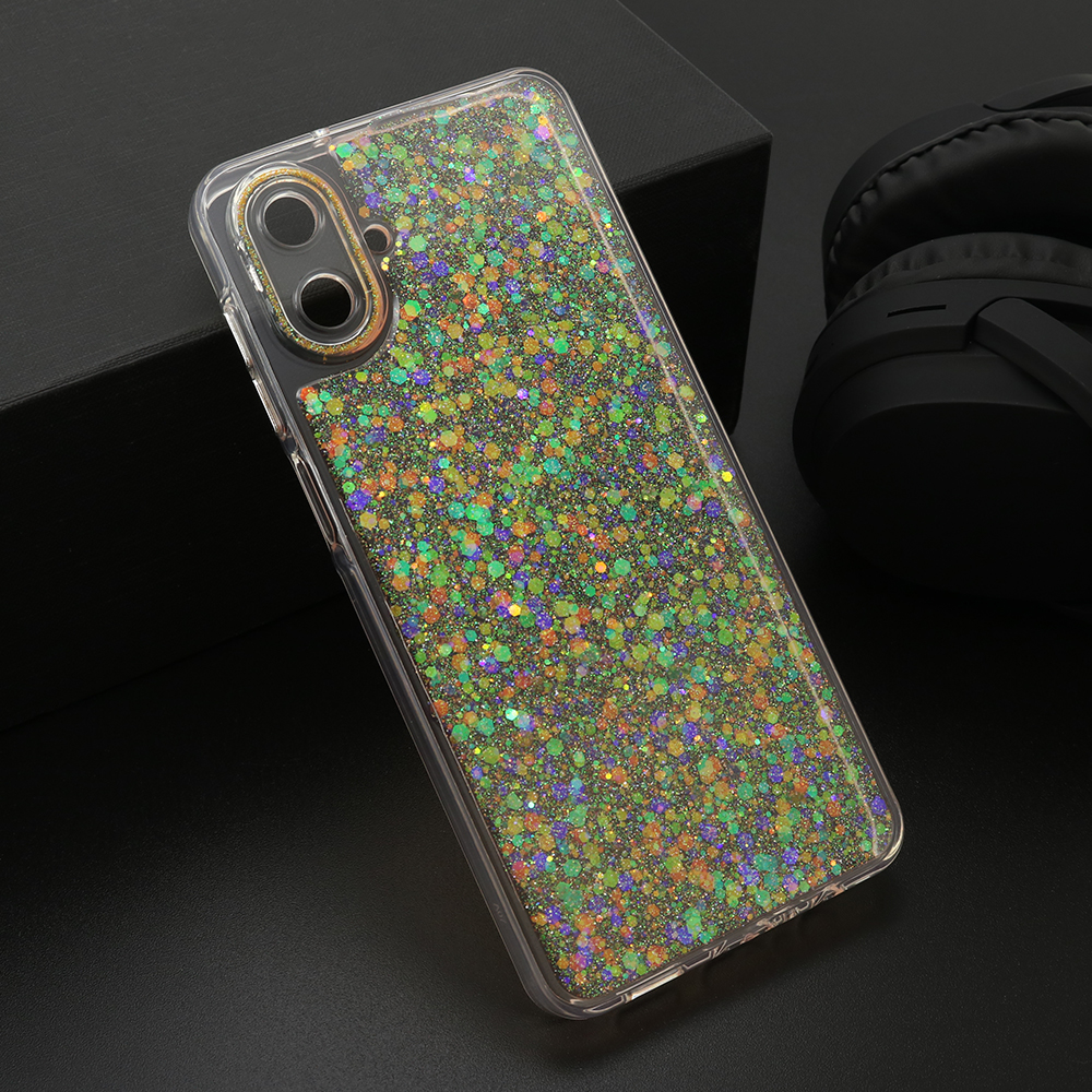 Futrola CRYSTAL GLOW za Samsung A075F/A085F Galaxy A07/A08 narandzasta