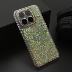 Futrola CRYSTAL GLOW za Honor X7d/Honor Smart 400 4G narandzasta