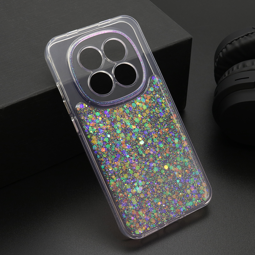 Futrola CRYSTAL GLOW za Xiaomi Redmi Note 15 Pro 5G ljubicasta