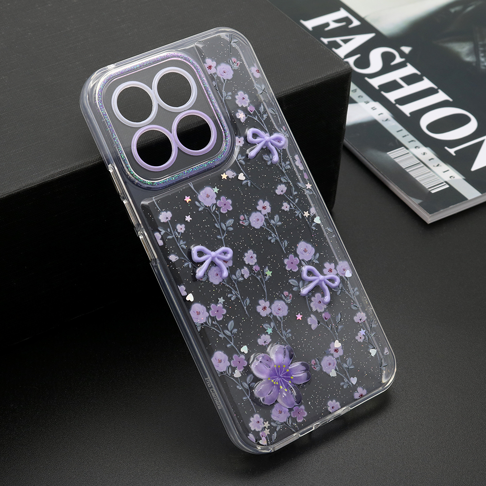 Futrola WHISPER za Honor X8c ljubicasta