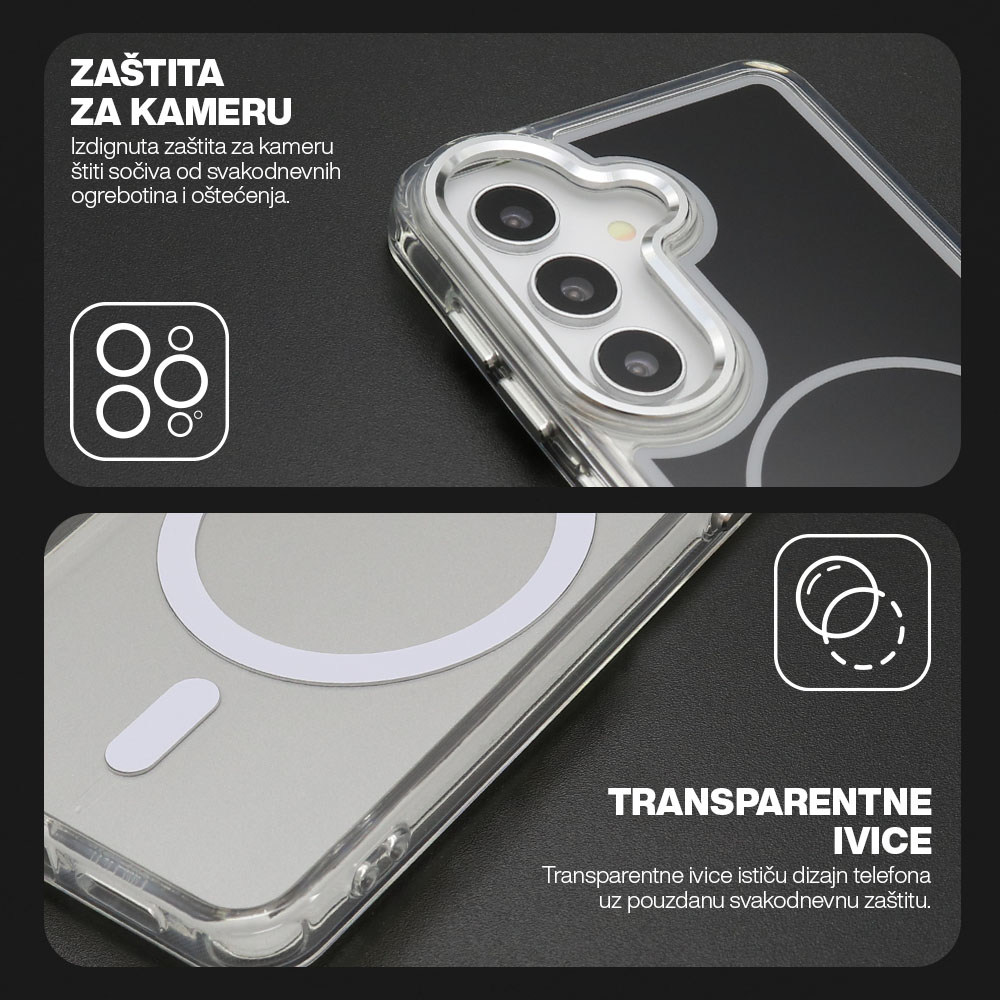 Futrola CLASSIC LOOK MagSafe za Samsung S941B Galaxy S26 5G roze - Slika 2