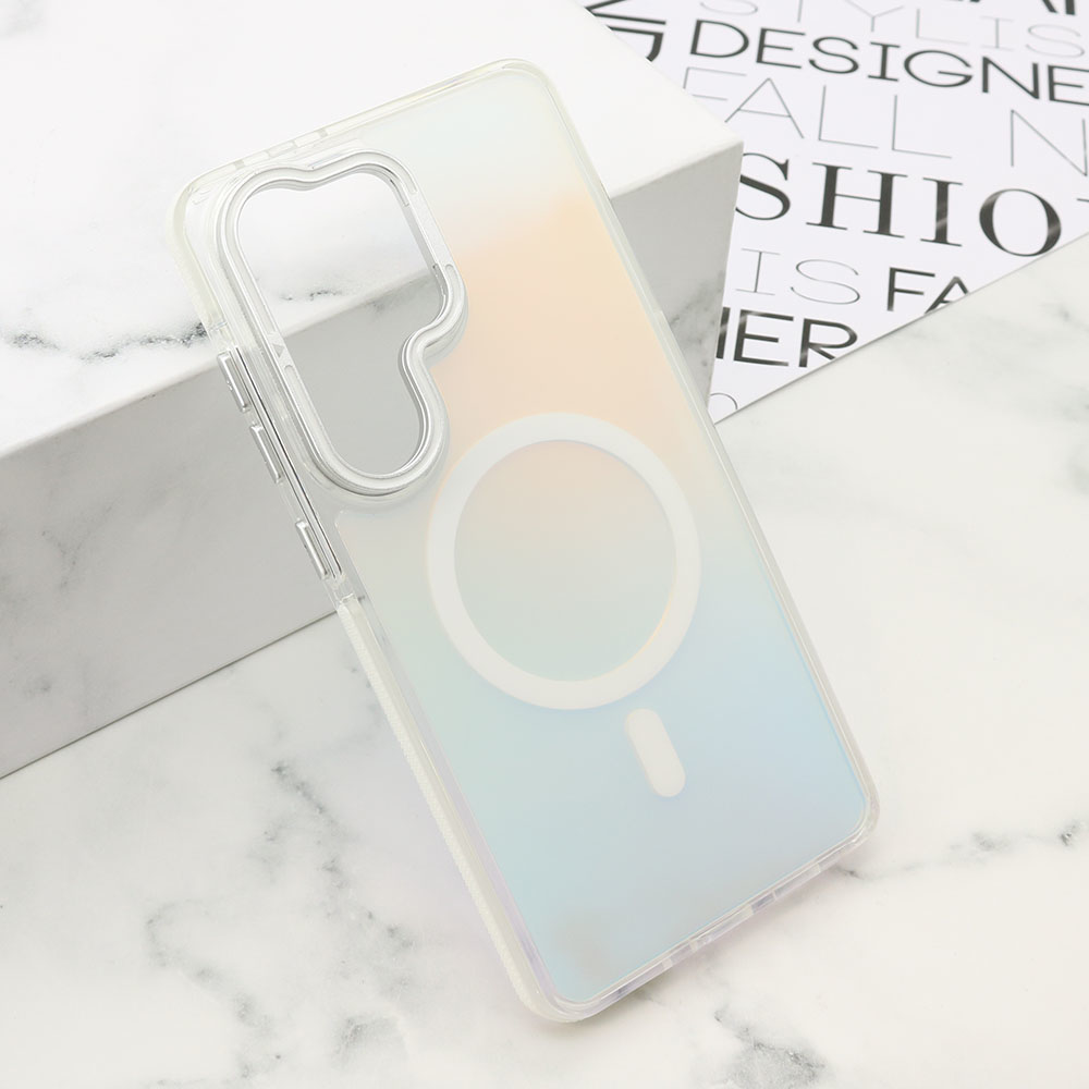 Futrola SHINE LOOK MagSafe za Samsung S948B Galaxy S26 Ultra 5G bela