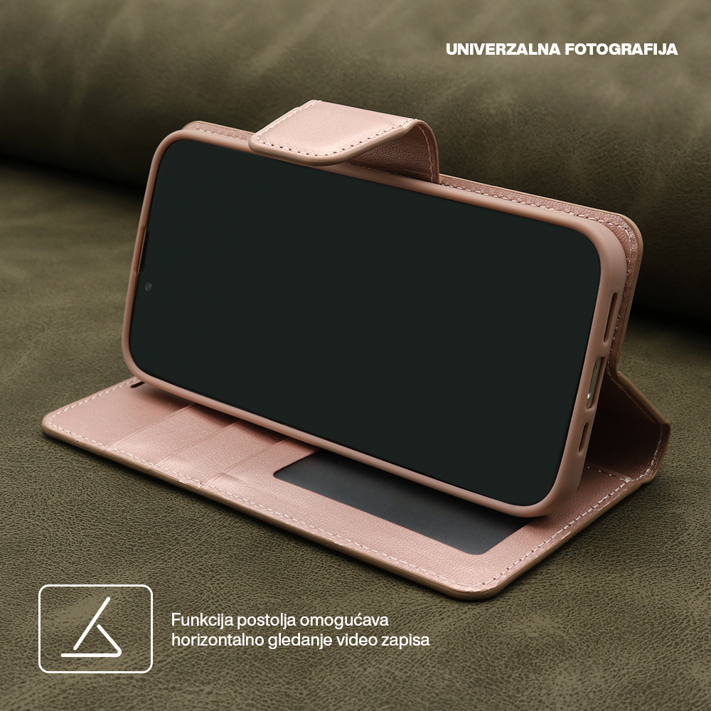 Futrola BI FOLD HANMAN II za Honor 600 Lite svetlo roze - Slika 3